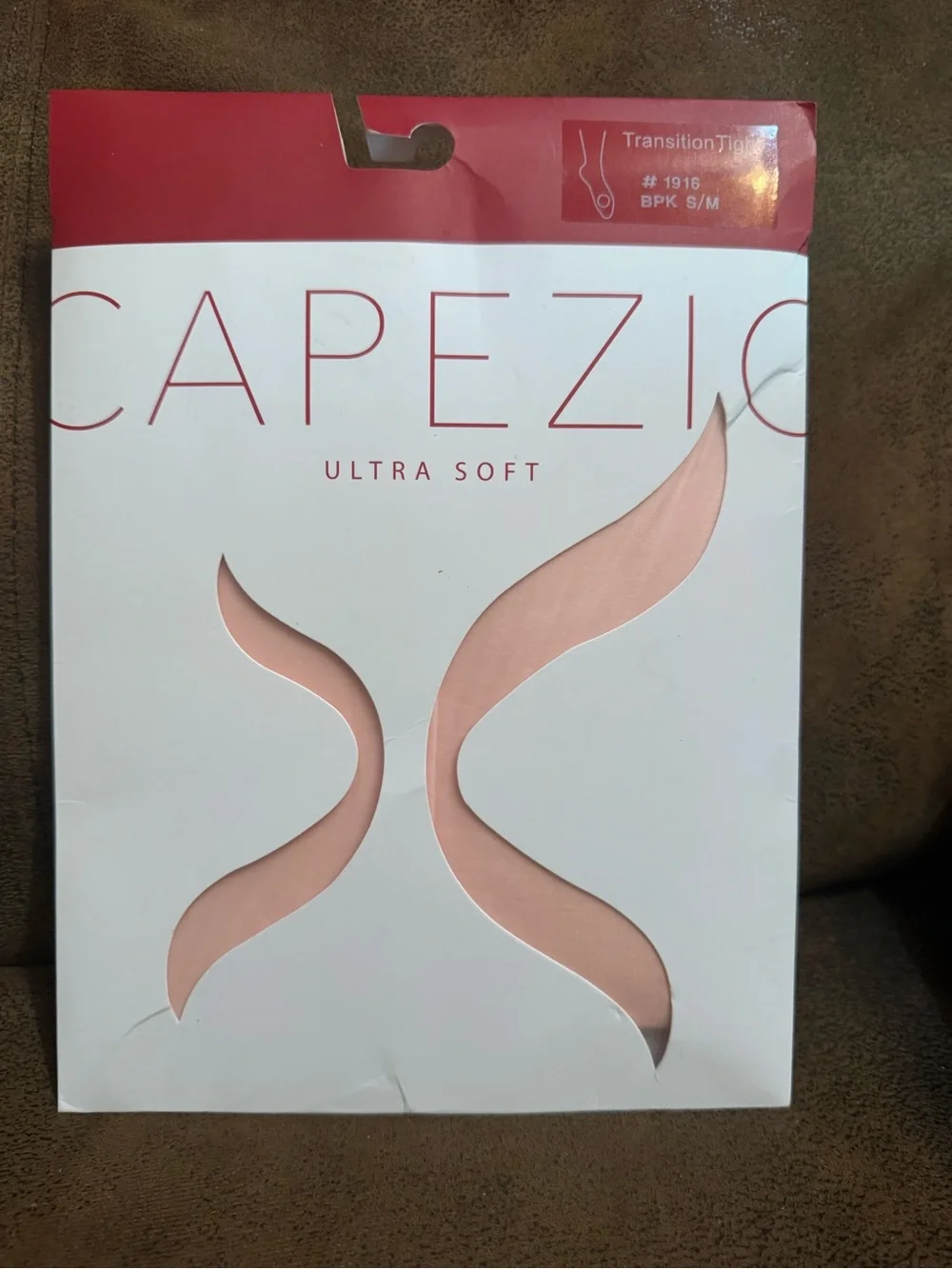 NWT Capezio Ultra Soft Transition Tights - Ballet Pink
